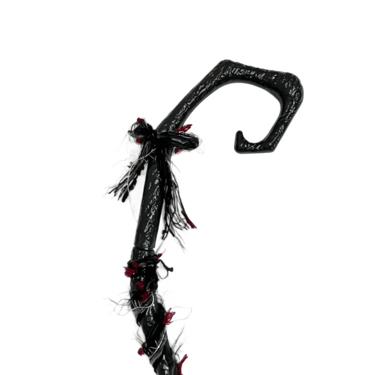 Gothic Witch Broom Cosplay Red Rose Witches Decor Magic Wand Halloween Carnival Dress Up Party Costume Props 6
