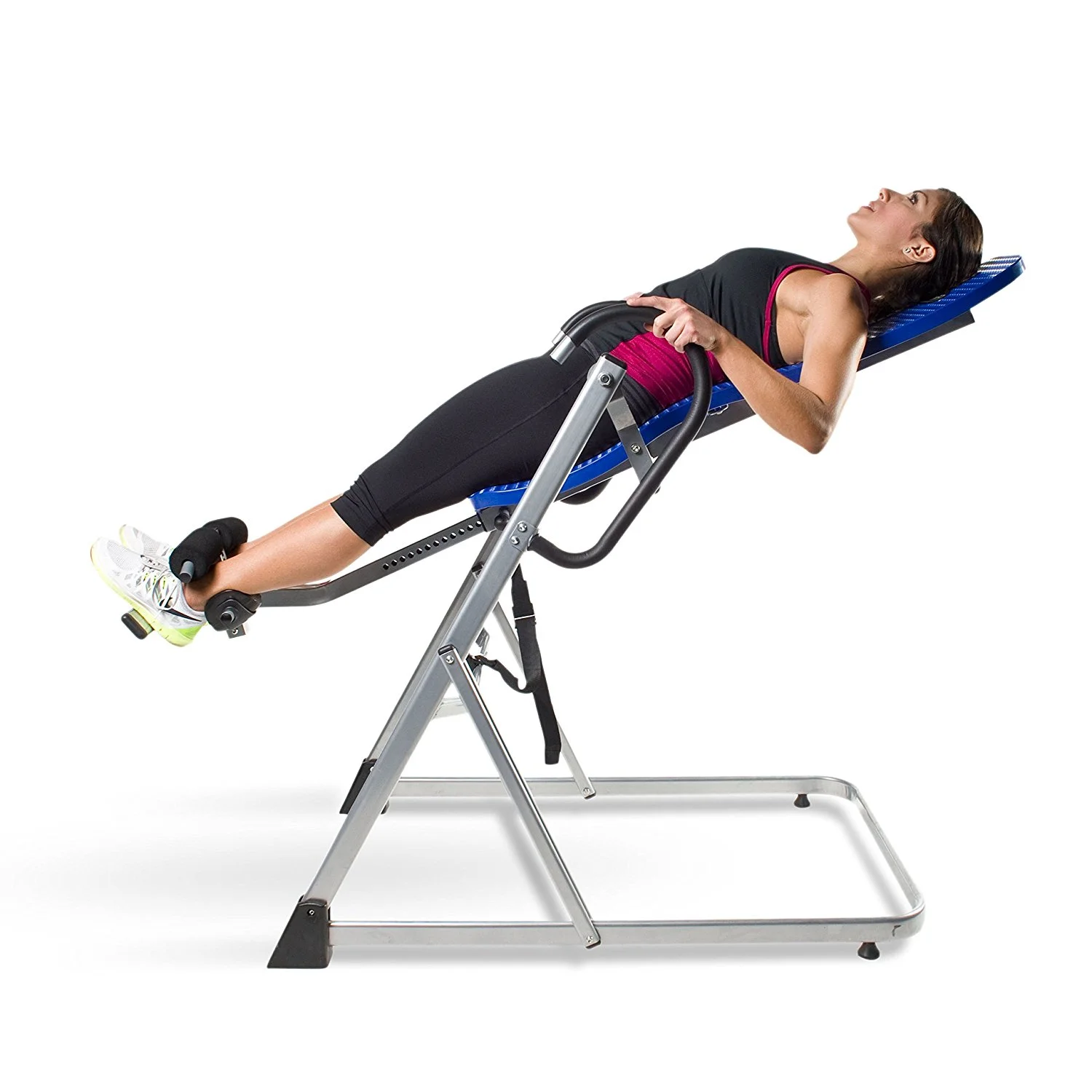 フィットネスカイロプラクティックバックストレッチャー安全ホームジムトレーニング折りたたみ式逆さまデバイス反転テーブル