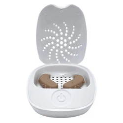 1PC Electric USB Drying Box Headphone Dehumidifier Moisture Proof Hearing Aid UV Dryer Case