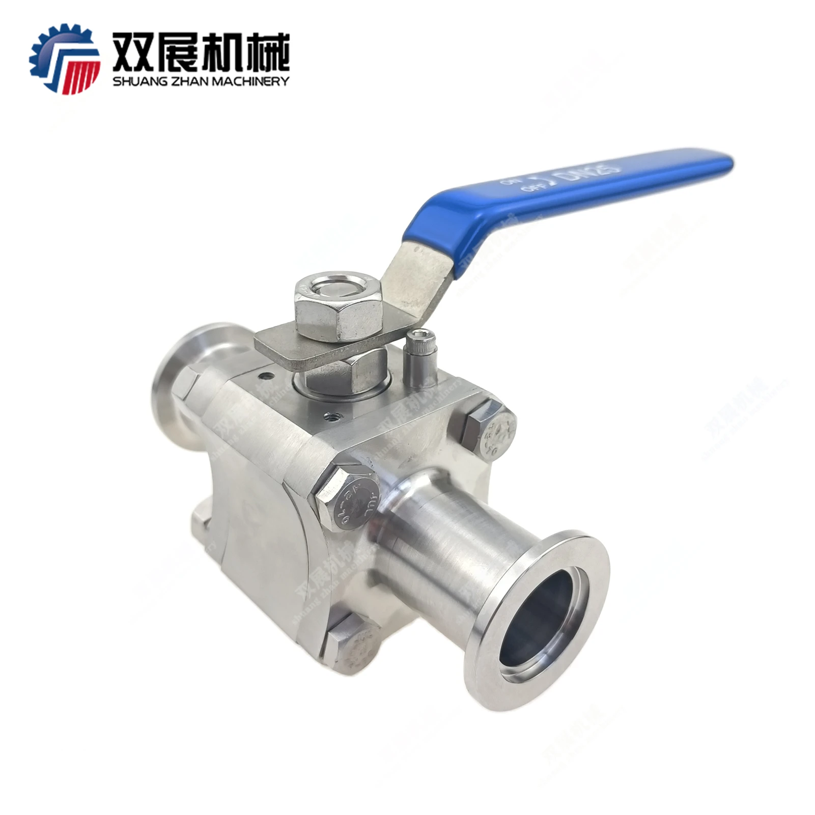 Stainless Steel 304 Manual 2-Way High Vacuum Ball Valve KF25 or KF40