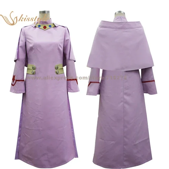 

Kisstyle Fashion Gurren Lagann Nia Teppelin Purple Uniform COS Clothing Cosplay Costume,Customized Accepted
