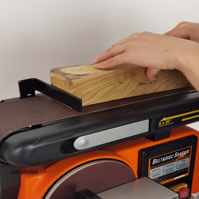 

2025Top Quality Rough Sanding Benchtop Belt Disc Sander Combo Cast Iron Customizable Wood Sanding Machine