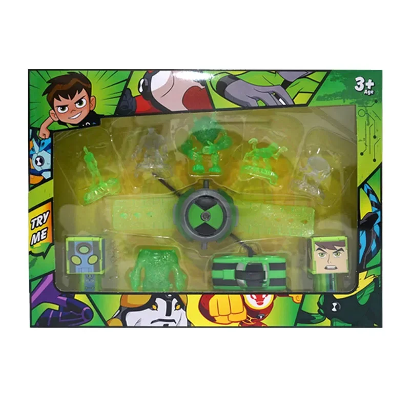 Funko BEN10 Anime Figuren Omnitrix Ben Tennyson Projektion Uhr Spielzeug Cartoon Transformation Gerät Sounds Lichter Figur Kinder Geschenke 8