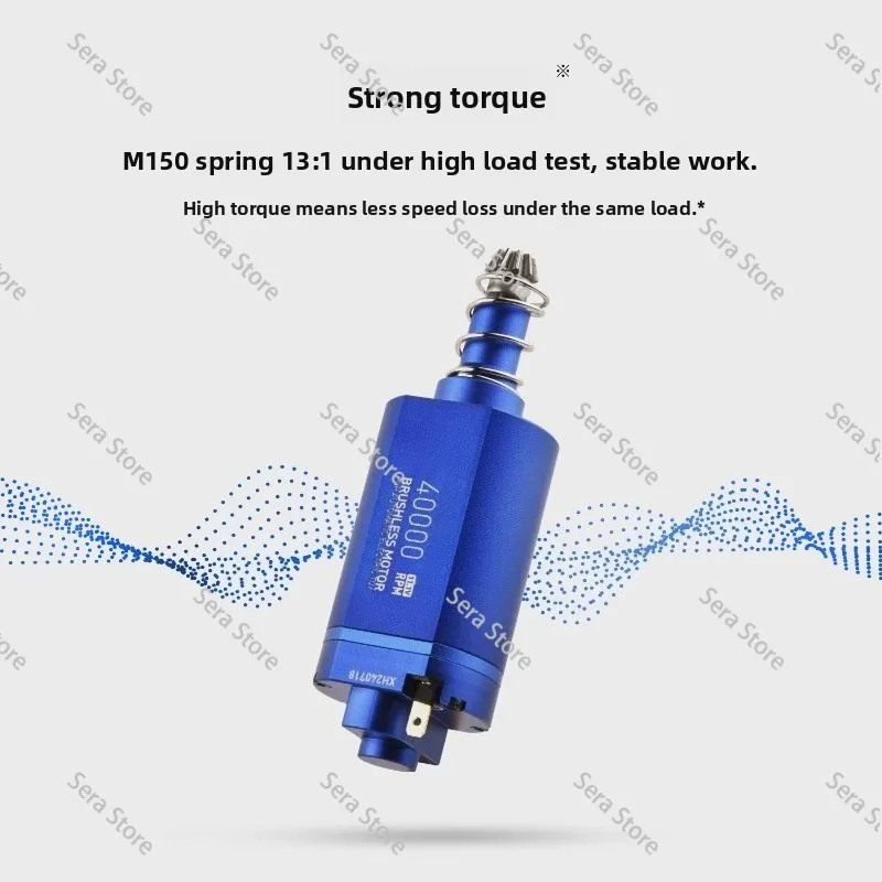 Brushless Motor, High Torque and Low Heat Response Fast 40000RPM Long Axis Motor