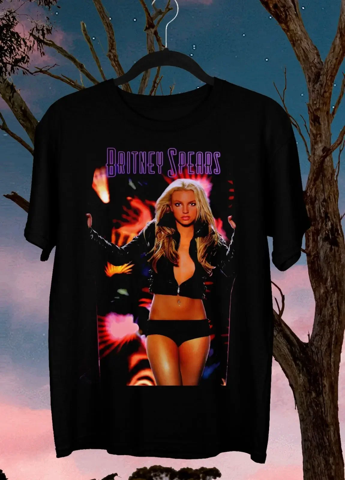 

Britney Spears 2004 Tour Short Sleeve Black All Size T-Shirt