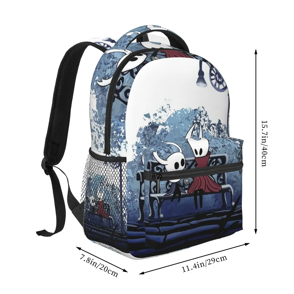 Cartoon Hollow Knight Game Backpacks Boys Girls Bookbag Students School Bags Cartoon Travel Rucksack Shoulder Bag Large Capacity