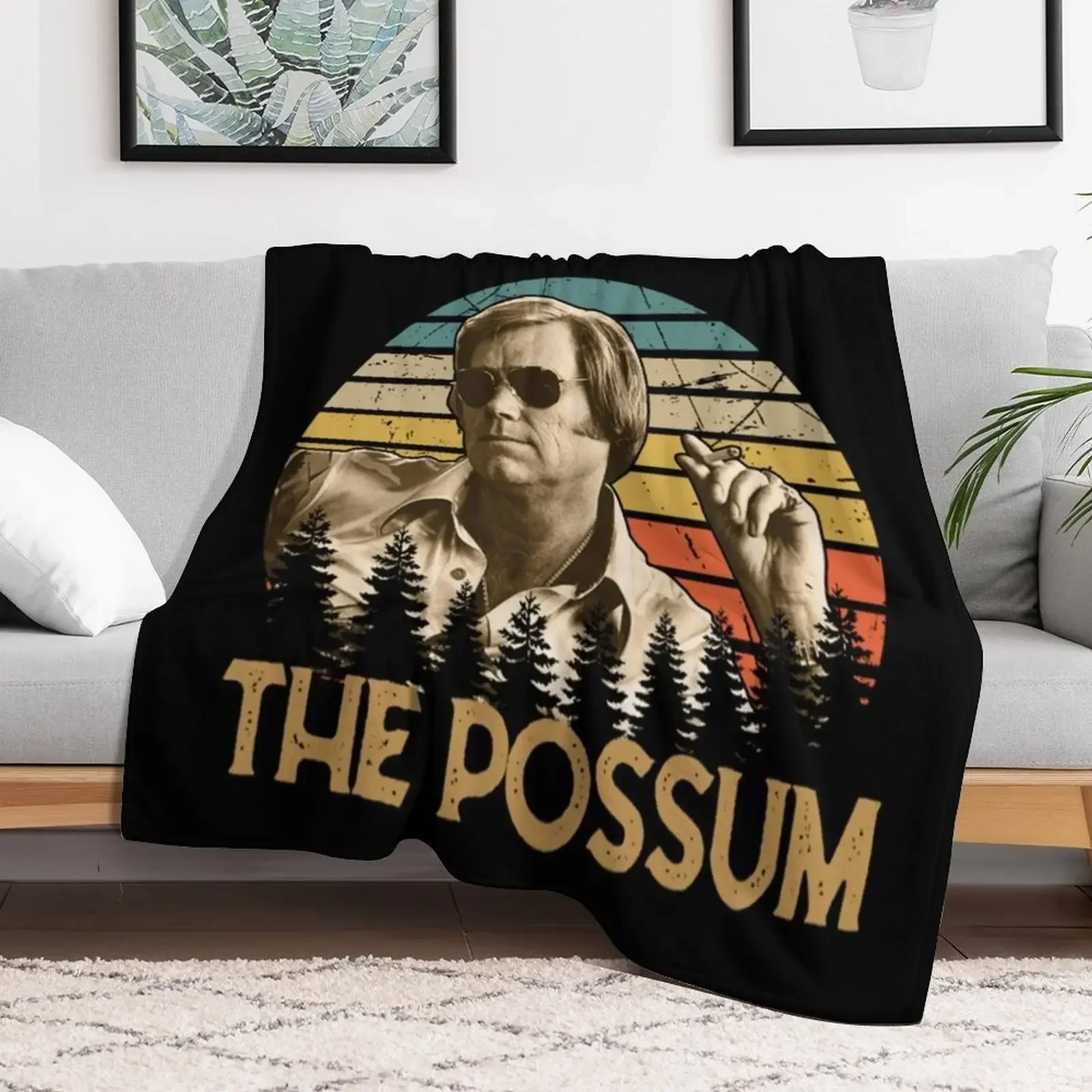 Retro George Tees Jones Country Music - The Possum Love Gift Throw Blanket Bed for babies Blankets For Baby Blankets