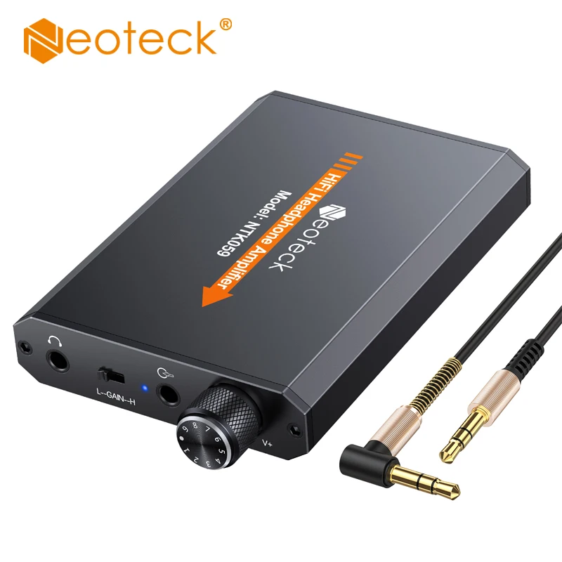 Neoteck 16-1500Ω fone de ouvido amplificador de fone de ouvido portátil aux em para fora amp com 3.5mm jack cabo para mp3 telefone android leitor de música