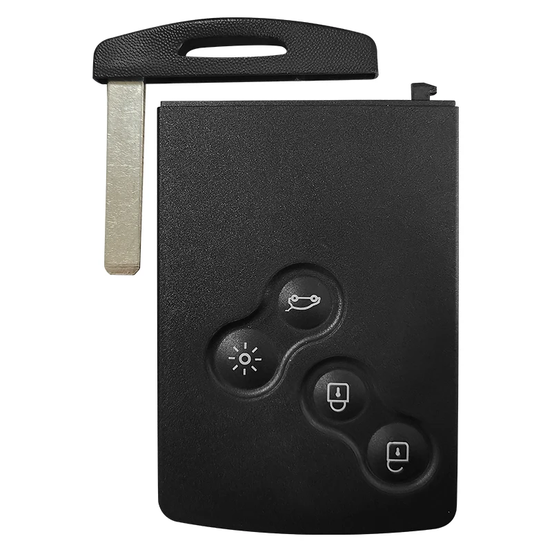 XNRKEY 4 Button Smart Card Remote Key PCF7941 Chip 433Mhz for Renault Megane 3 Laguna 3 Scenic 3 2009-2015 Car Key