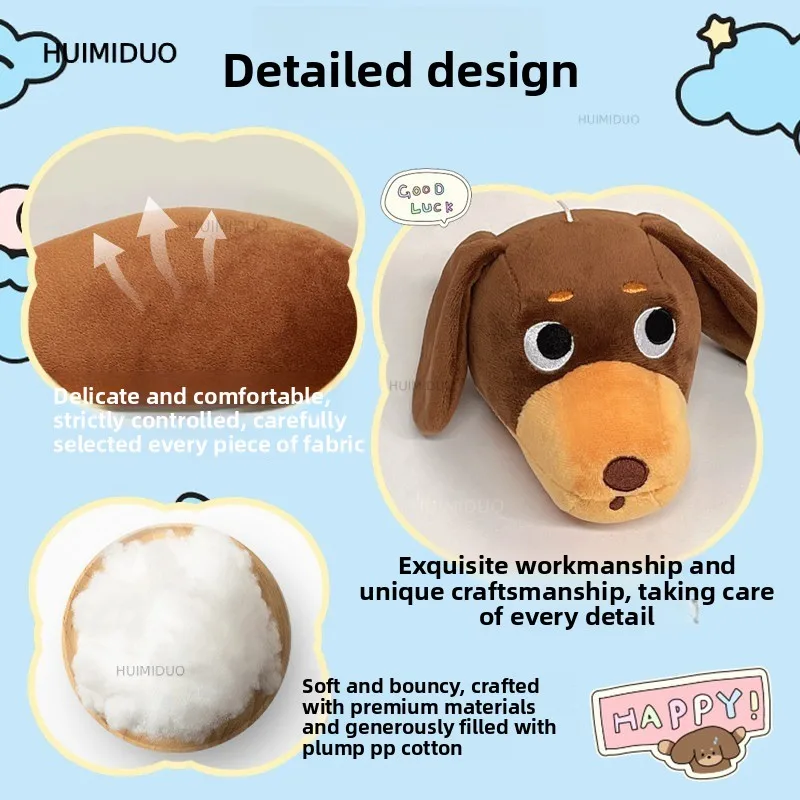 Question Mark Neck Pillow Nap Throw Pillow Dachshund Dog U-shaped Doll Practical Birthday Gift Girls Give Boys Children's Day