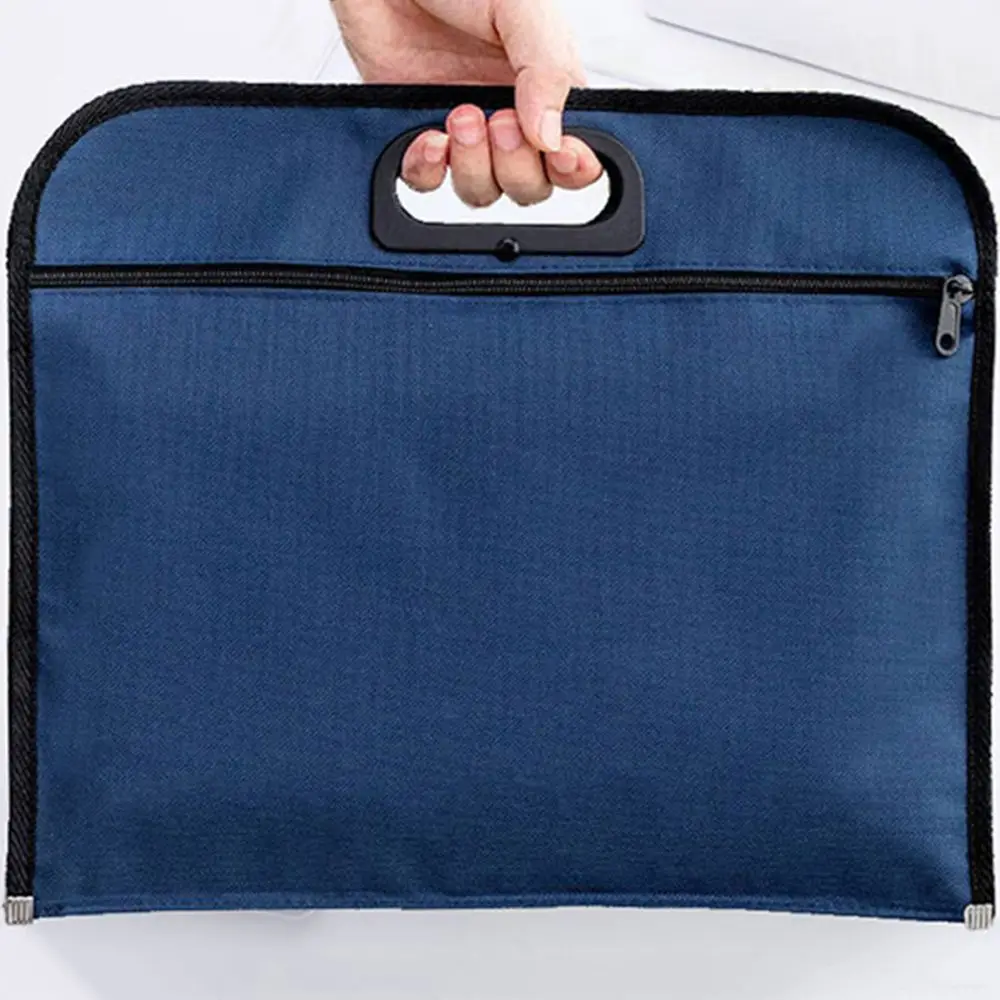 Filing Products Hand Tote Briefcase Storage Waterproof Notebook Organizer Document Bag Conference Bag Canvas File Bag Handbag