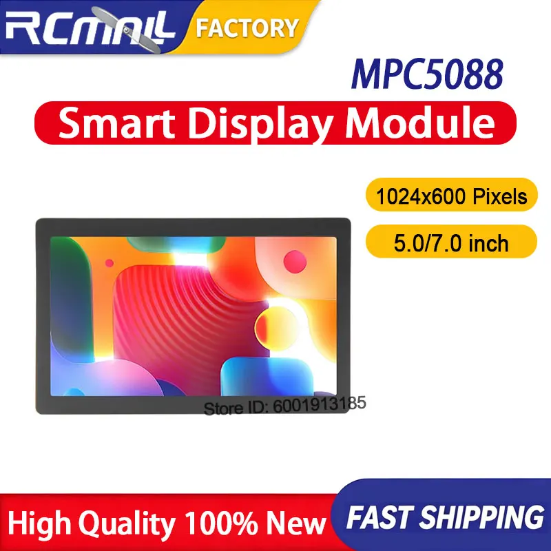 Type-C Secondary Monitor 7 Inch 1024x600 HD IPS Display Screen USB Plug and Play Compatible with AIDA64 Home Office Setup