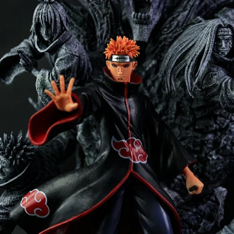 41cm Naruto Shippuden Figures GK Pain Action Figures PVC Model Collection Akatsuki Naruto Statue Anime PVC Model Collection Toys