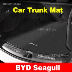 Flannel Car Mats For BYD Seagull 2023 2024 Trunk Mat Mat Accessories All Weather Dustproof Protection Pad