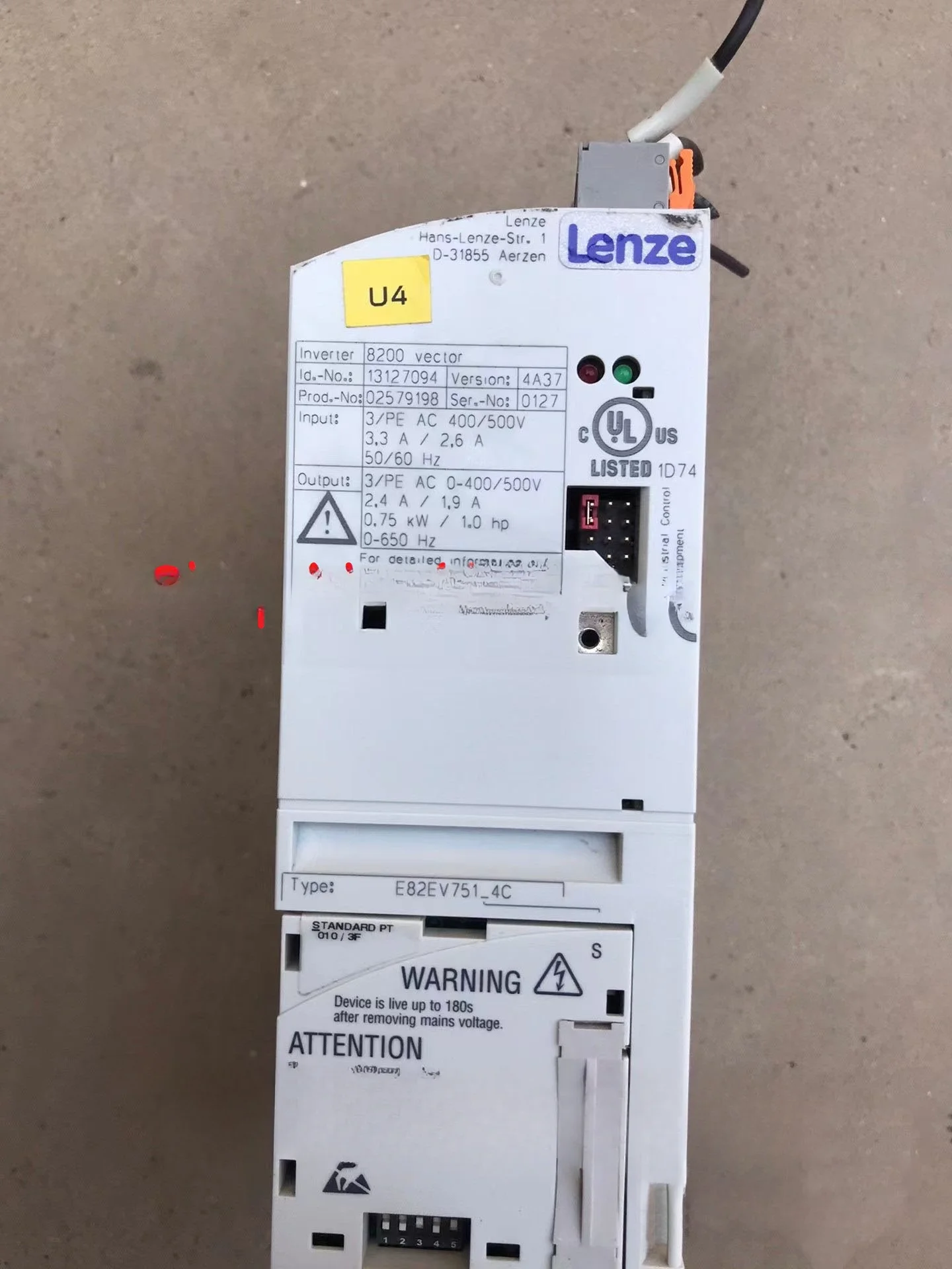 E82ev751-4c/4b disassembly Lunz inverter e82ev0.7 quality assurance