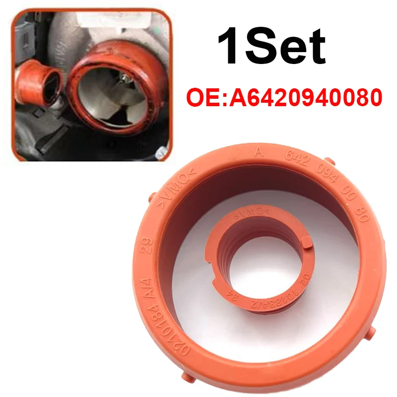 1Set Red Turbo Brea…