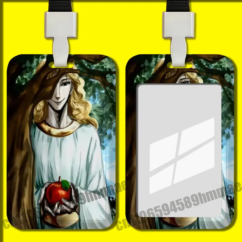 For No Im Not a Human Employee ID Card Holder Office Badge Student Bank Work Credit Holders Hard Case Shell