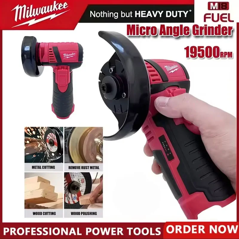 

Бесщеточная аккумуляторная угловая шлифмашина Milwaukee 12 В для алмазной резки, беспроводной электроинструмент