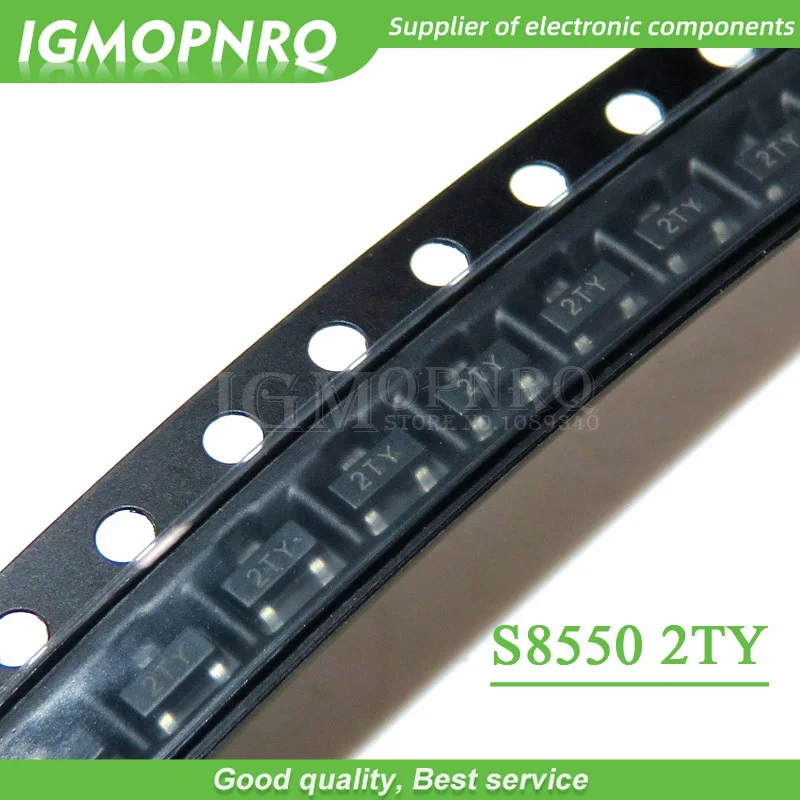 100pcs S8550 SOT-23 SMD S8550D SOT23 2TY SOT new and original