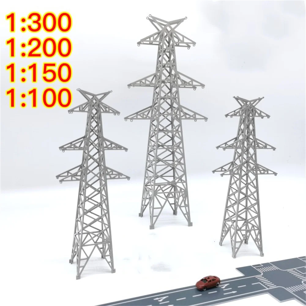 Scenarios Of Architectural Model Decorations Of Wire Tower And TV  1:300/200/150/100 Sand Table