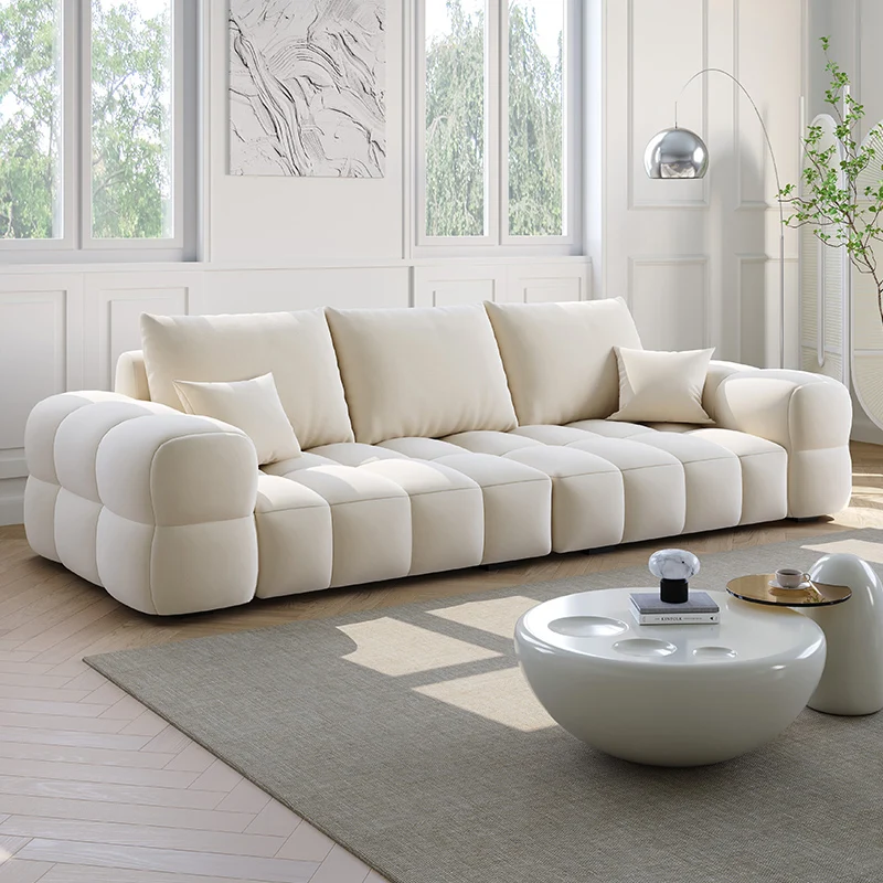 Armrest Apartment Sofa Adults Floor Cushion Minimalist Design Sofa Comfortable Elegant Divani Da Soggiorno House Accessories