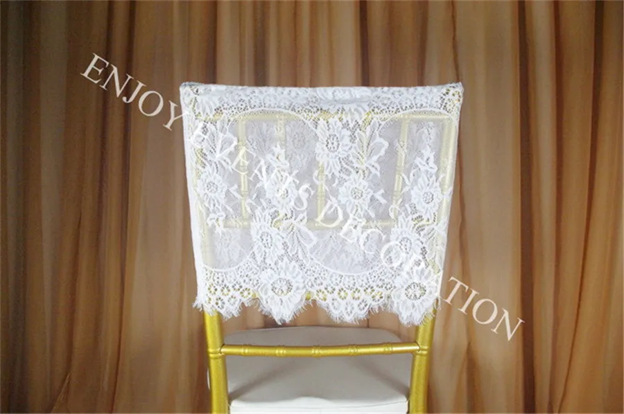 10pcs YHC#51 elegant lace chair back cover for chair decor