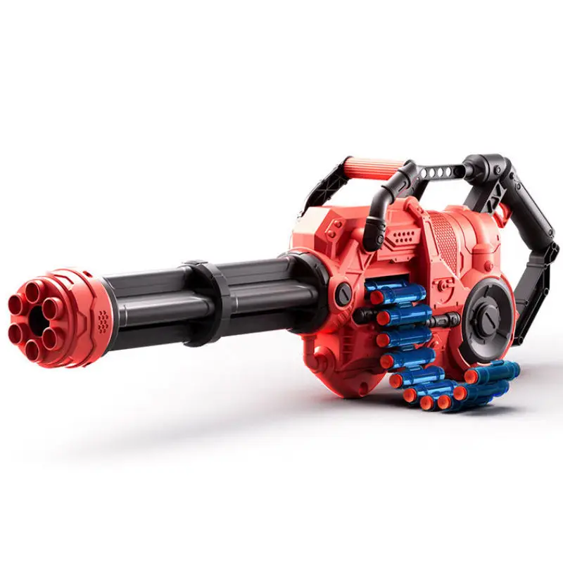 

FANDAO Large Gatling Electric Burst Soft Bullet Gun Children'S Toy Gun Boy Heavy Machine Gun Simulation Machine Gun Bullet Gun