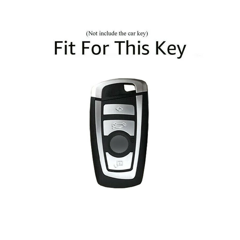 Aluminum Alloy Car Key Cover Shell Remote Fob Case Keychain Skin Fit For BMW 1 2 3 5 6 Series X1 X3 X5 Accessories Styling