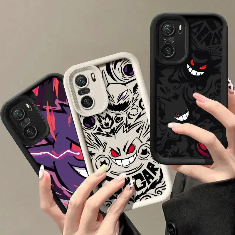 P-Pokemon Gengar Casing For Motorola Moto G22 G9 Play G30 MOTOG30 MOTOG22 cover  Soft Cartoon Matte TPU Case