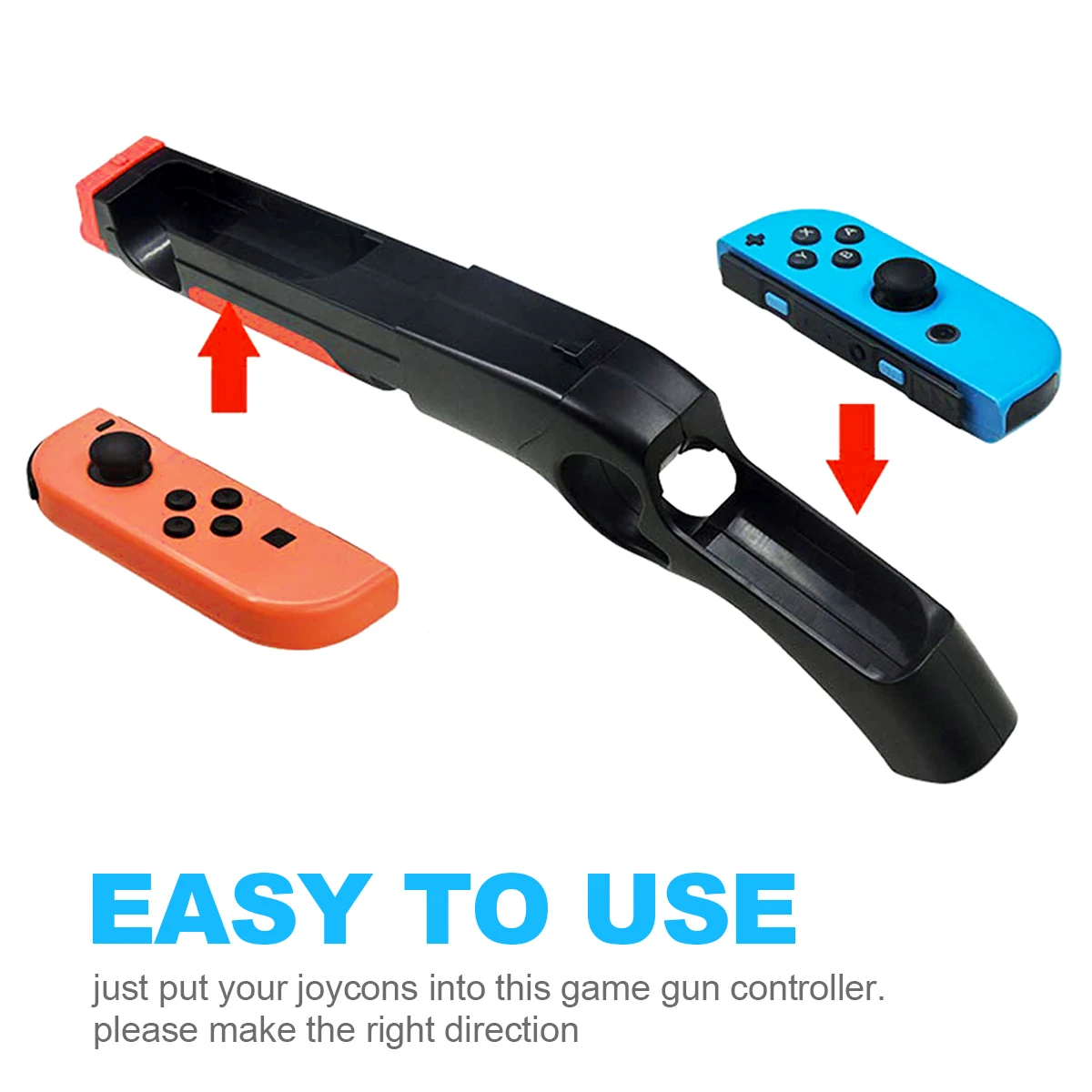 Imagem -03 - Controle para Nintendo Switch Joystick para Controle de Arma Compatível com Videogame ns Joy-con Acessórios e Jogos de Tiro