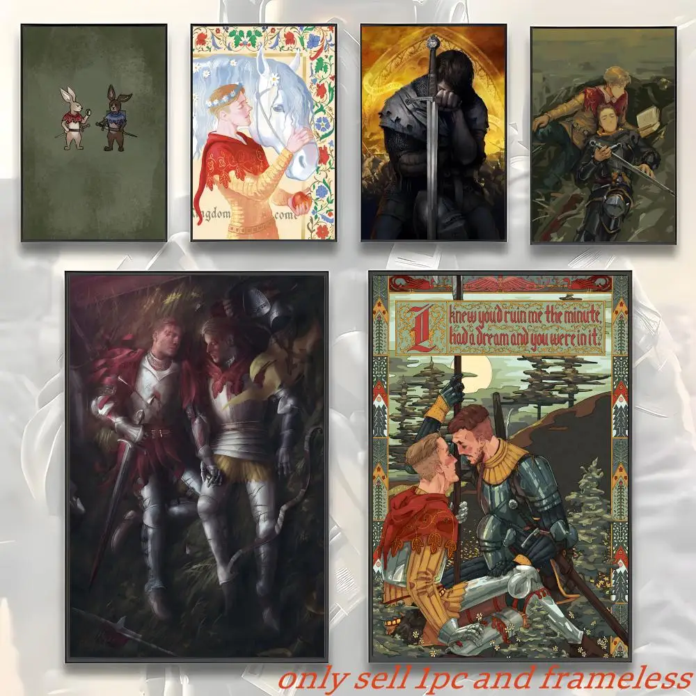 Medieval Adventure Game K-Kingdom Come Deliverance Room Wall Art Decor Waterproof Poster For Home Bar Bedroom Decoration Gift