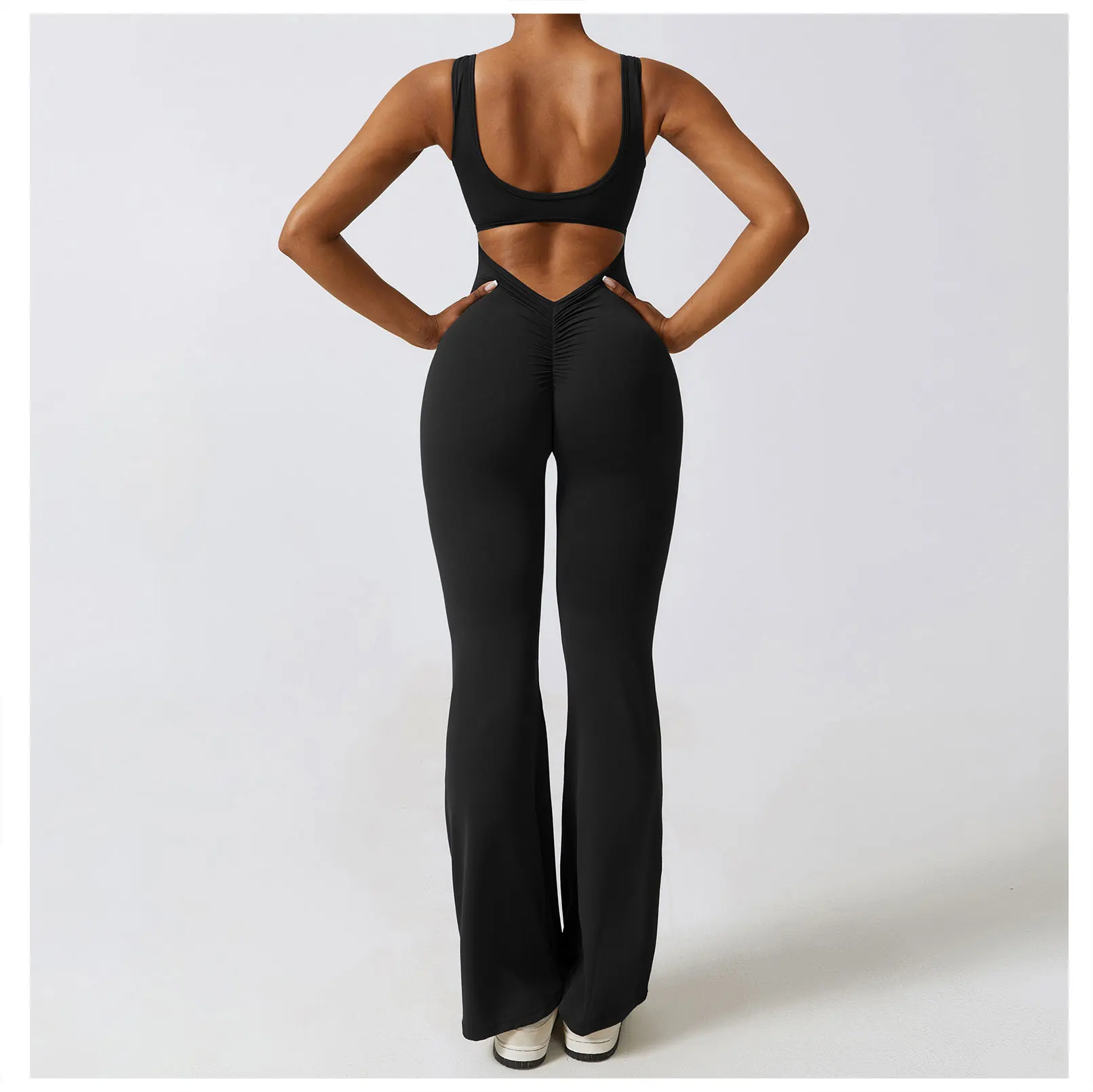 New Women Sports Jumpsuit Yoga Suit Fitness Gym Set Rompers Stretch Female Push Up Workout Bodysuits Women Training Sportswear