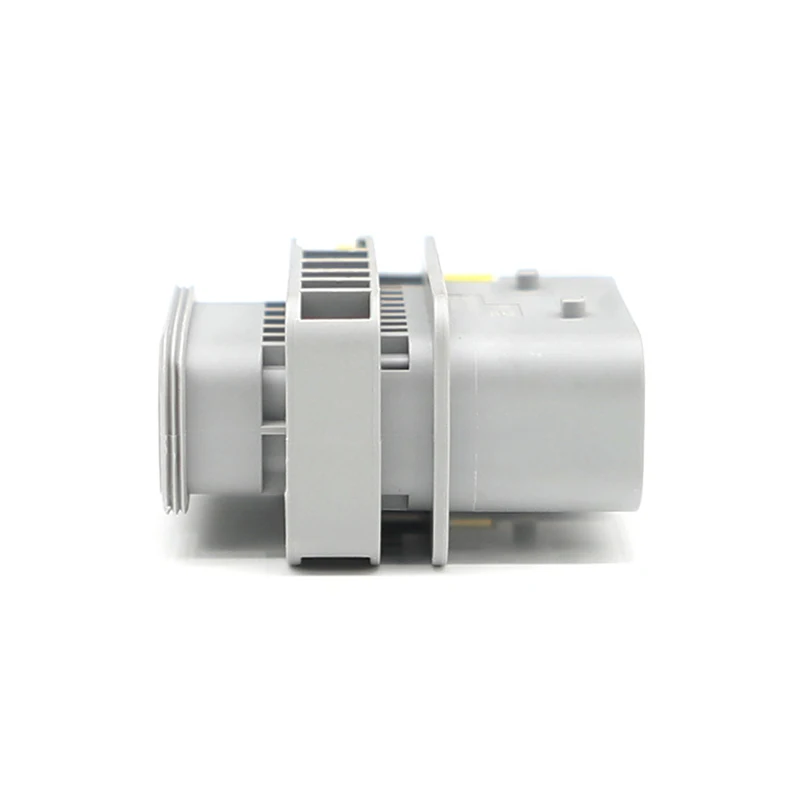 2-1564414-1 تايكو نوع الطاقة الجديدة مركبة موصل مقاوم للمياه سلك تسخير غمد 12 حفرة الذكور رئيس قذيفة بلاستيكية رمادية موصل