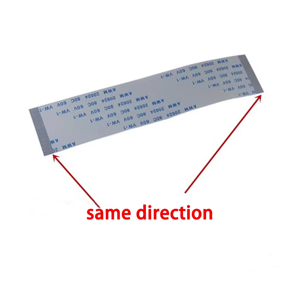 FFC/FPC flexible ribbon cable AWM20624 80C60V VW-1 spacing 1.0mm 22/24/26/30/32/34/36/40P computer maintenance connection cable