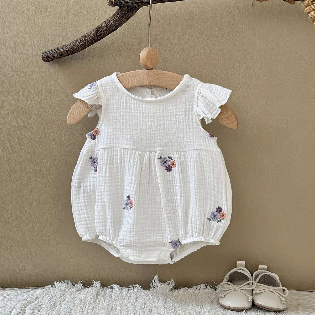 Baby zomerbloemborduurwerk dri - Baby Clothing Clearance recensie en prijs