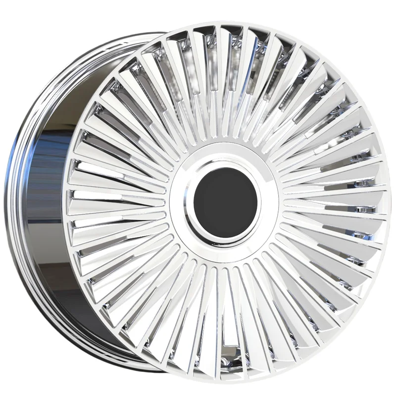 Borui Customizable Car Alloy Wheels 16-24 Inch Rims Polished Wheel Hub Rims Compatible Multi-Spoke 5x114.3 35mm New Wheel Rim