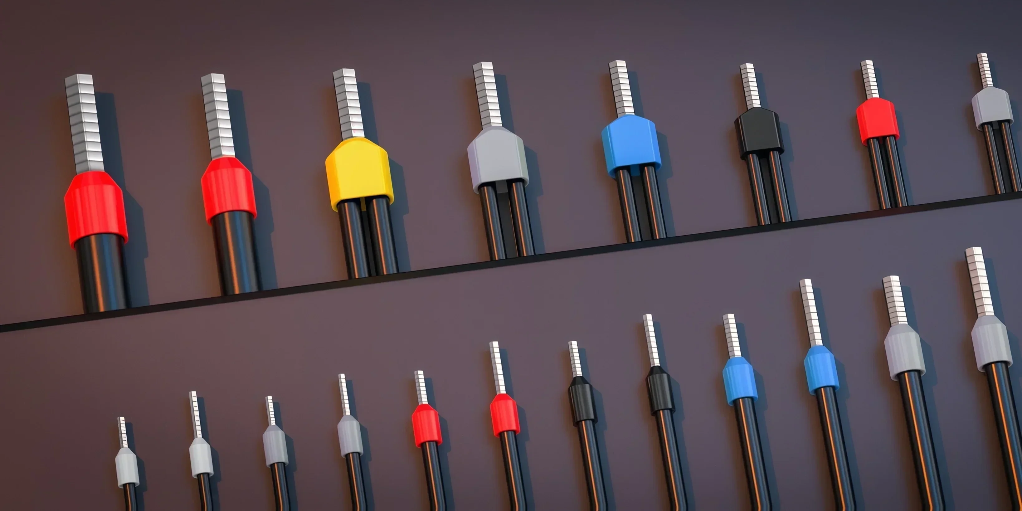 305-teiliges HSC8 6-6 Aderendhülsen-Crimper-Set 0,25-6mm² AWG23-10 mit 300 VE-Klemmen, Isolierband und Drahtreparatur-Werkzeugset – Detail 4