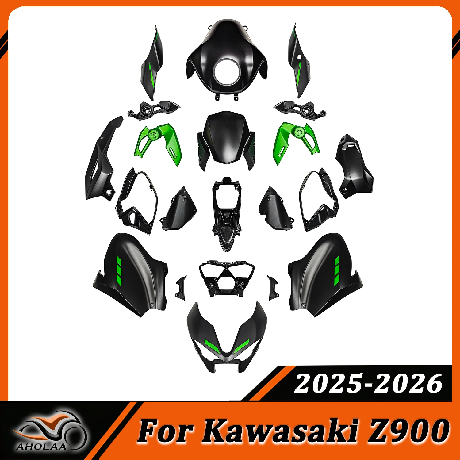 

For Kawasaki Z 900 Z900 2025-2026 Full Fairing Kits Injection Bodywork Cowl Shell Panel Cover