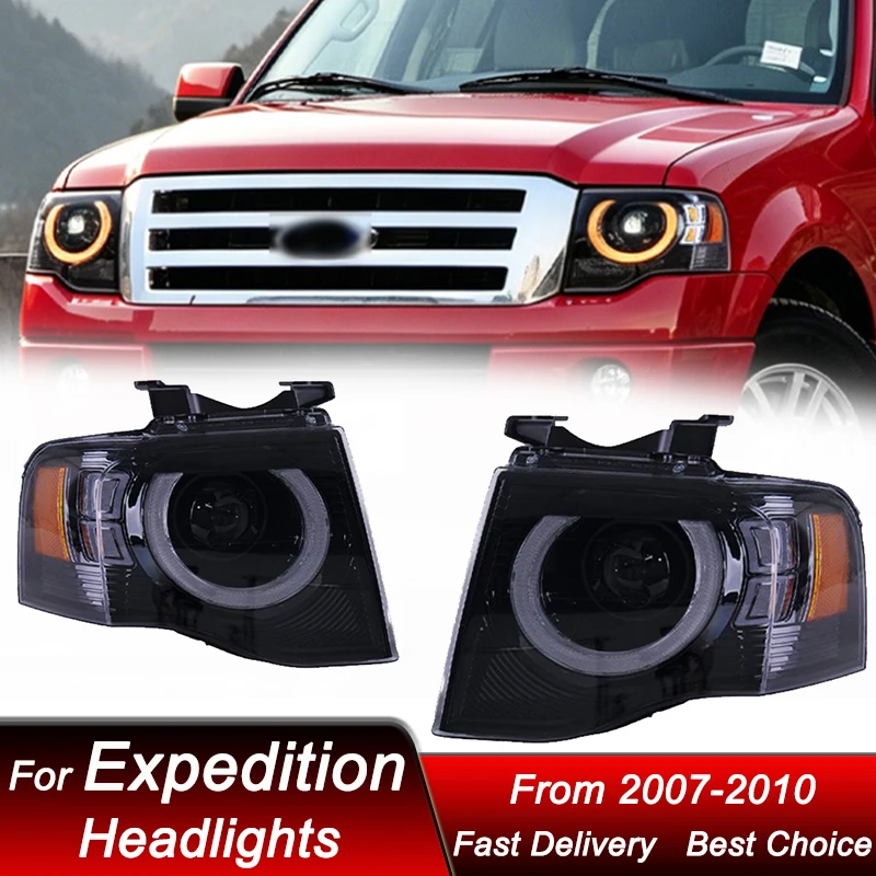 Car Headlights For Ford Expedition 07-10 Upgrade new style full LED Auto Head lamp Assembly Projector Lens Accessories Kit