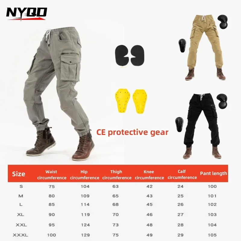

Motorcycle Riding Pants Detachable Protective Equipment Outdoor Leisure Style Commuting Pants Motorcycle Riding Pants