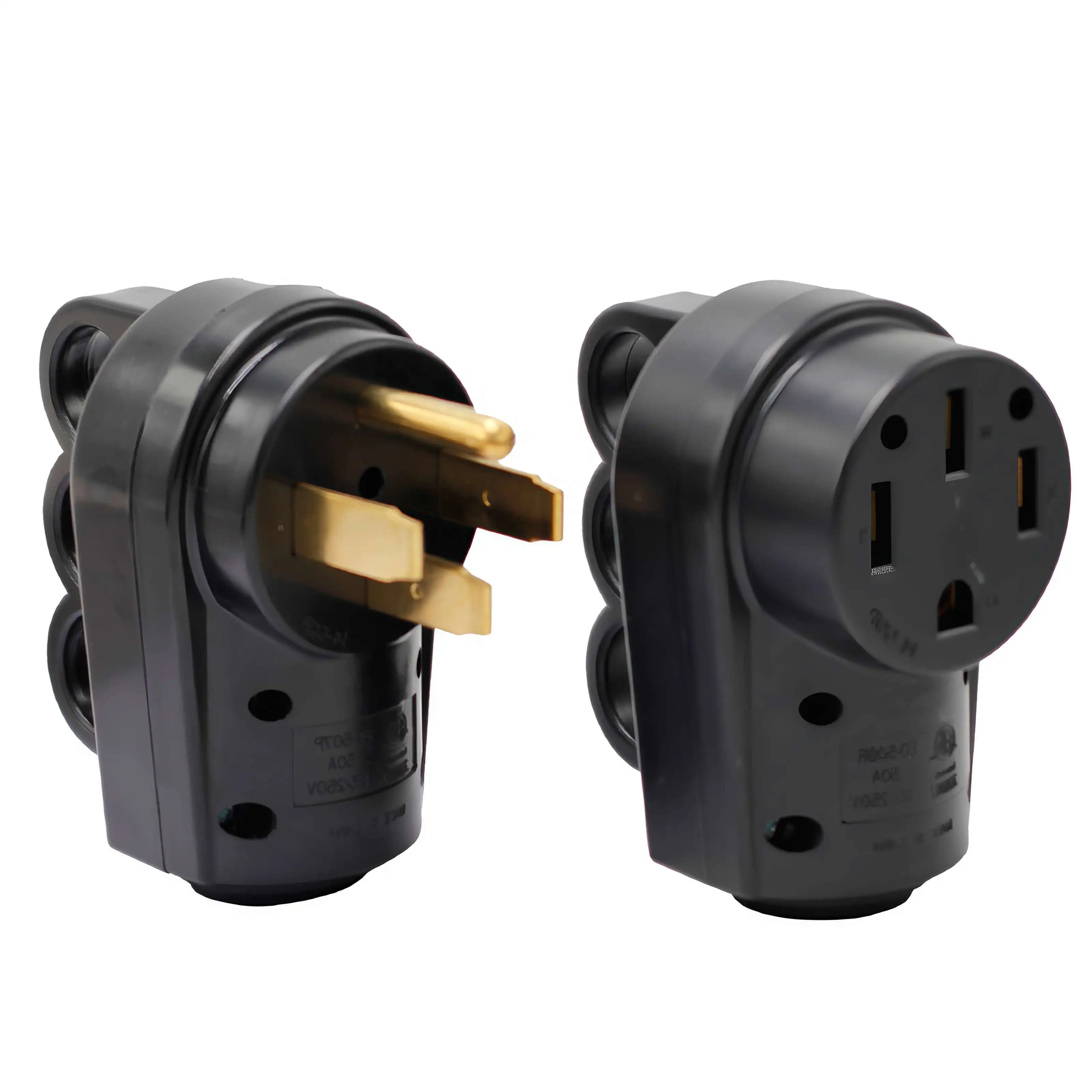 US NEMA 14-50 Female 50 Amp RV Camper Caravan Male Replacement Receptacle Plug For Trailer