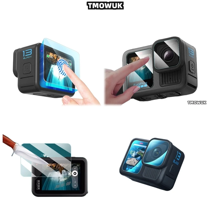 

For GoPro Hero 13 Fingerprint Resistant Glass Screen Film