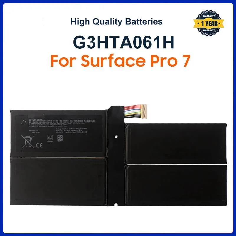 

G3HTA061H Laptop Battery For Surface Pro 7 1866 2019 12.3" Sereis Tablet 7.57V 43.2WH 5702mAh