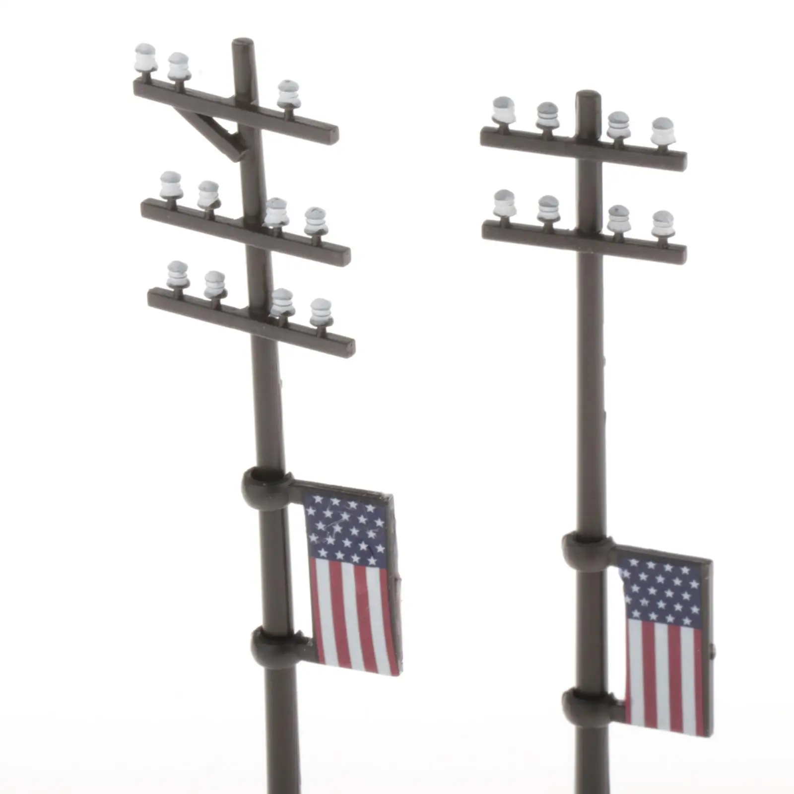 3 Pieces 1/42 Electricity Masts Telephone Mast Set LANDSCAPE Building Accessories