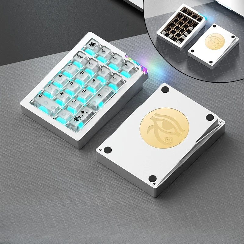 Weikav STARS21 PAD Mini Keypad Kits RGB QMK Three Mode Wireless Bluetooth Wired Keyboard Kits Customize PC Accessories Gifts