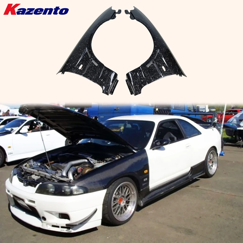 

For Nissan Skyline R33 (GTR Only) BN-Style Forged Carbon Front Fender Pair