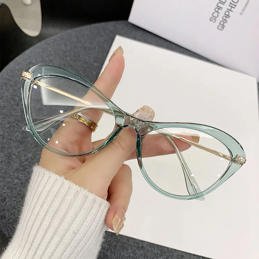 

New Men Women Cat Eye Anti-Blue Light Glasses Fashion Computer Optical Spectacle Eyeglasses Unisex Blue Light Blocking Eyewear