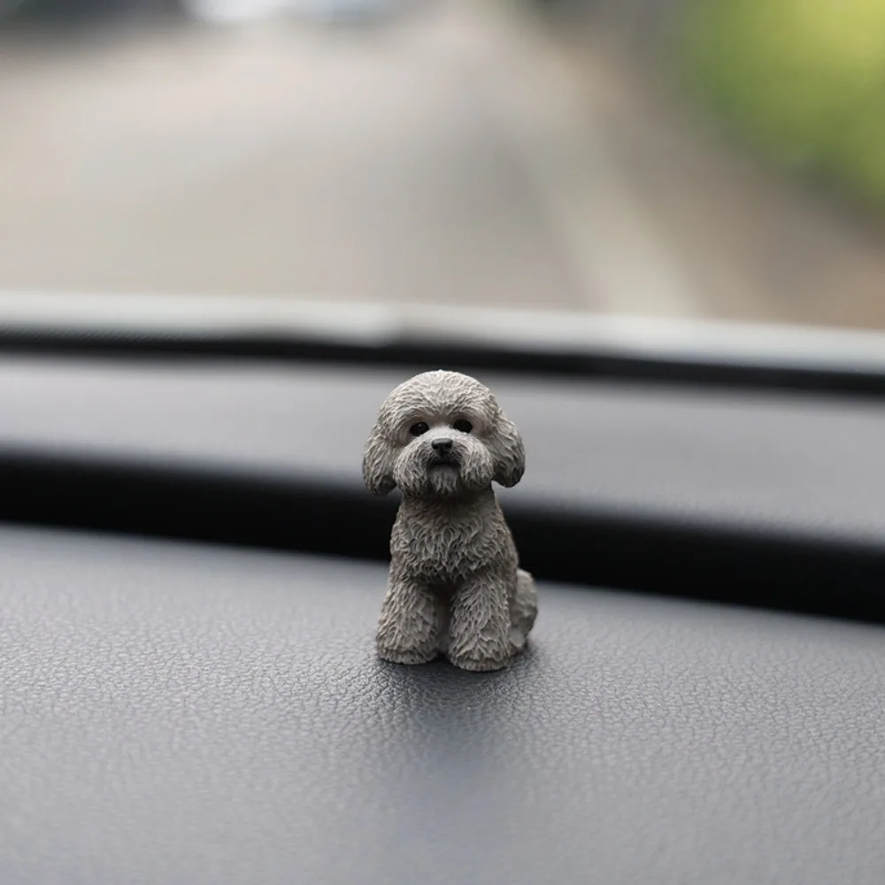 محاكاة القلطي الكلب أرقام جرو نموذج مصغرة تمثال صغير الحيوان زخرفة Kawaii الراتنج الحرف الكلب عمل أرقام