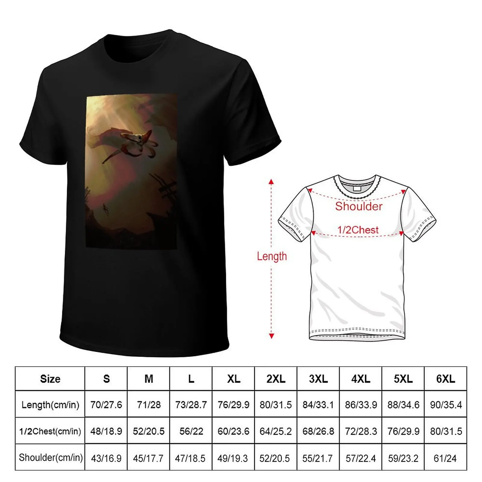 Subnautica - Reaper Leviathan T-Shirt Summer Holiday Casual Tee