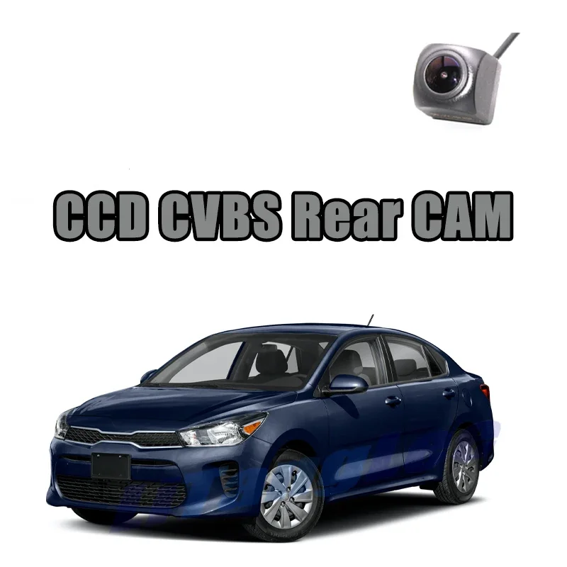Para KIA Rio K2 Pride Hatchback cámara de visión trasera de coche CCD CVBS 720P visión nocturna inversa cámara de respaldo de estacionamiento impermeable